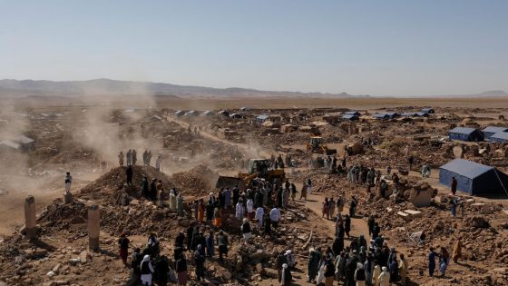 A general view of the quake-hit area in the district of Zinda Jan, in Herat, Afghanistan October 10, 2023. REUTERS/Ali Khara