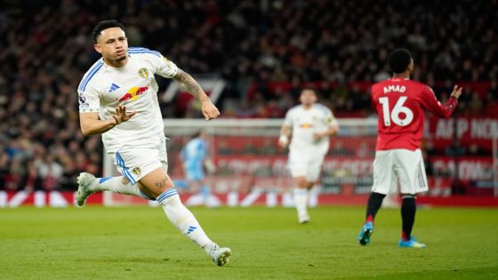 Premier League : Leeds frappe un grand coup à Old Trafford et renverse Manchester United