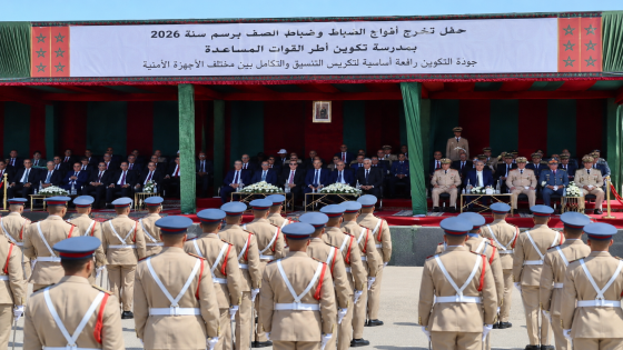 Benslimane : 423 nouveaux officiers et sous-officiers des Forces auxiliaires diplômés