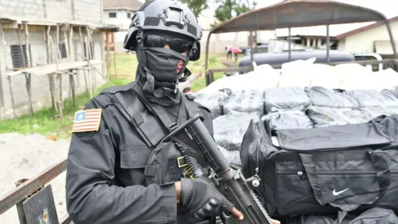 Le Liberia réalise la plus importante saisie de cocaïne de son histoire