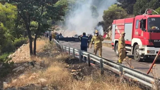 Grèce: deux morts après la collision de deux hélicoptères engagés contre les incendies