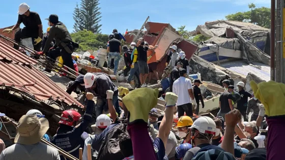 Colombie : à Cali, l’angoisse des familles face aux ruines d’un immeuble effondré