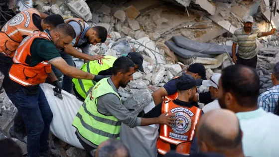 Gaza : l’effondrement d’un immeuble endommagé fait au moins 21 morts