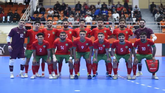 Futsal : le Maroc reste leader africain et conserve sa 6e place mondiale chez les hommes