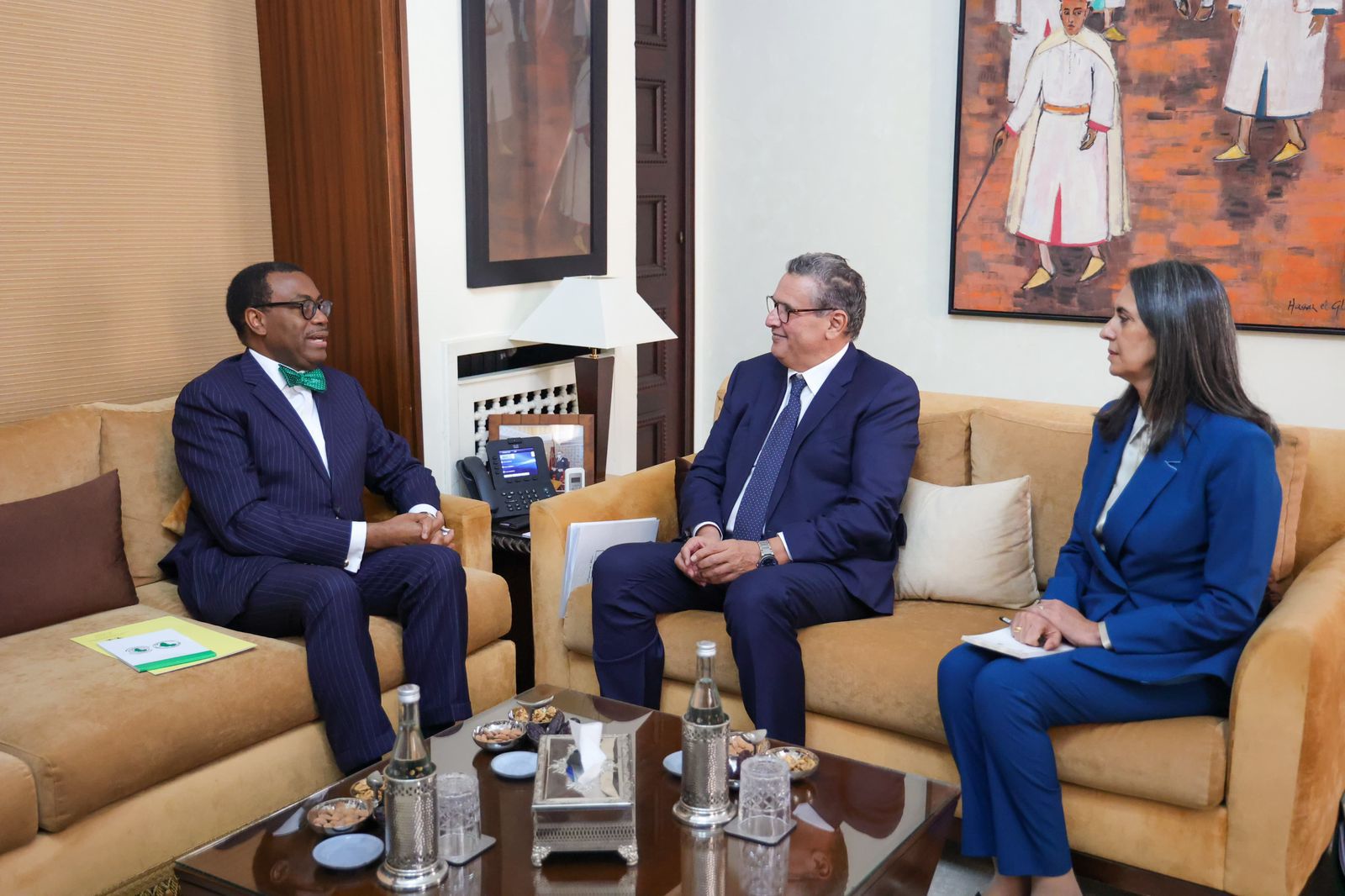 السيد رئيس الحكومة يجري مباحثات مع رئيس مجموعة البنك الإفريقي للتنمية