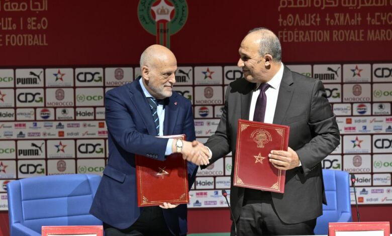 اتفاقية استراتيجية بين العصبة الاحترافية و”الليغا” لنهضة مستدامة في كرة القدم المغربية