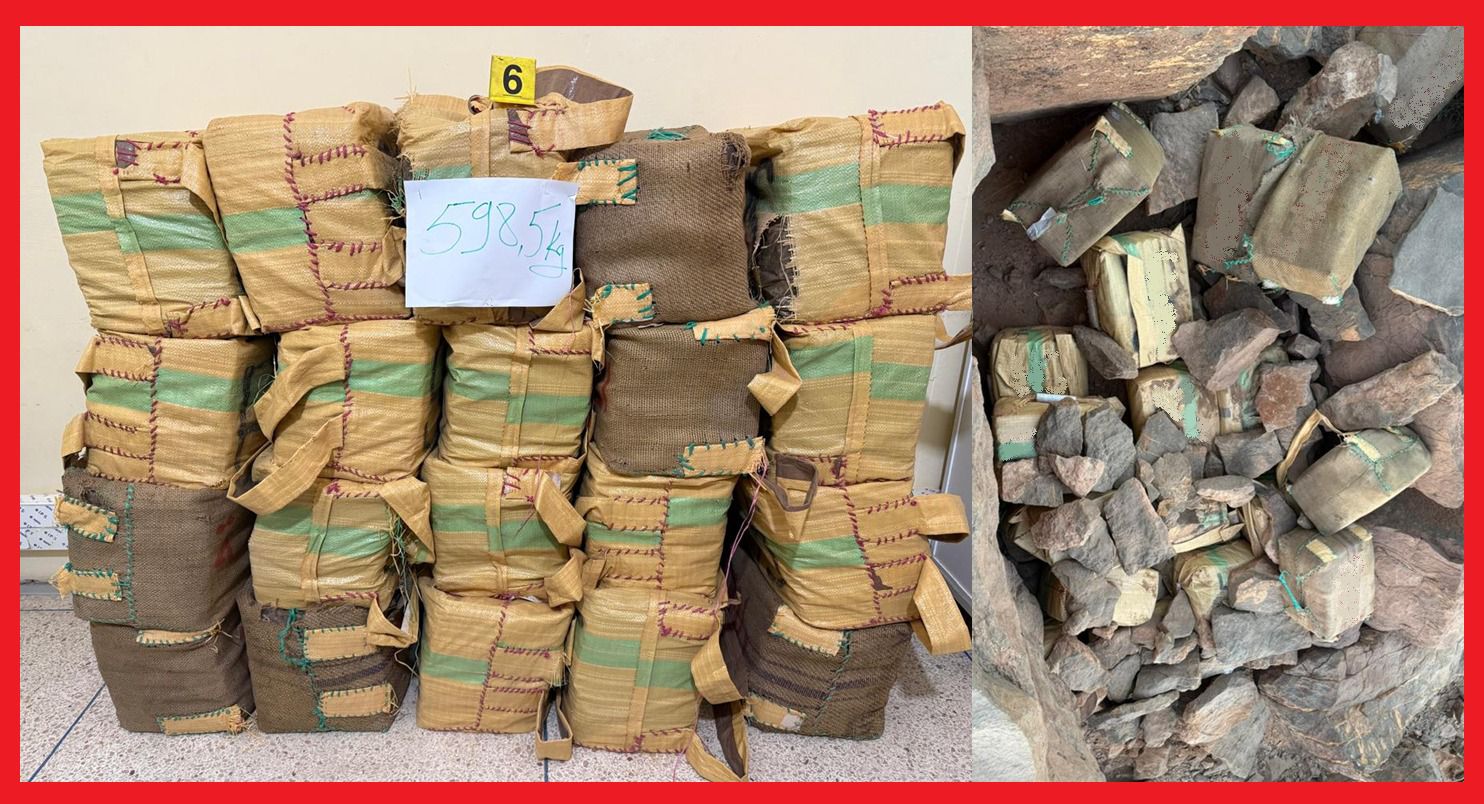 إحباط محاولة تهريب دولي للمخدرات بطاطا وحجز أزيد من نصف طن من الشيرا