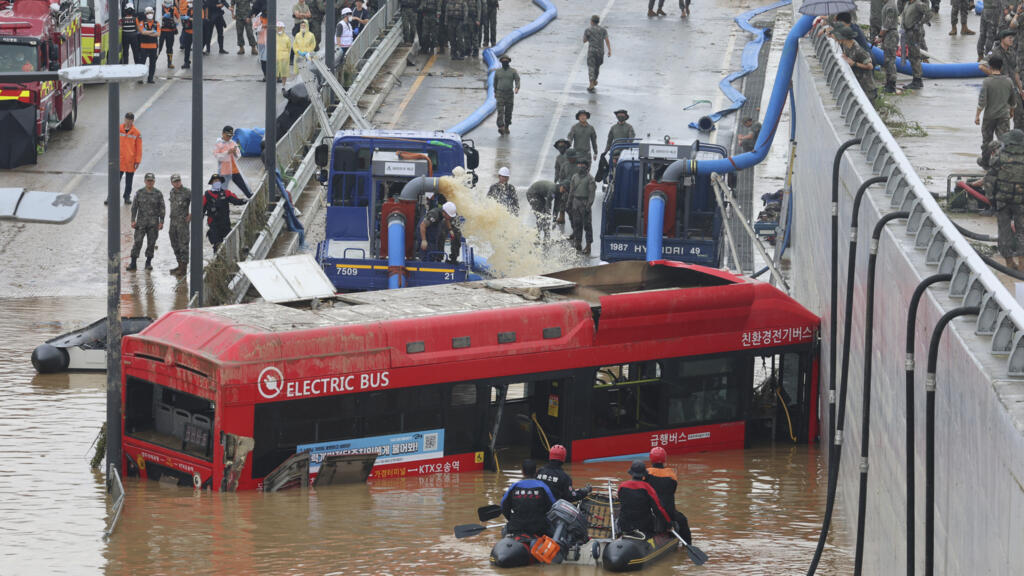 Principal : Pluies centennales en Corée du Sud : inondations meurtrières et instabilité
