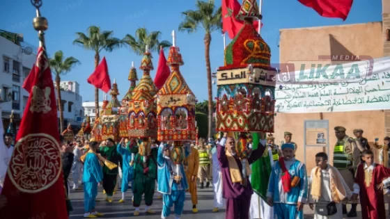 سلا تحيي ذكرى المولد النبوي بموكب الشموع