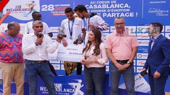 الدار البيضاء: إلياس فيفا وليكينا أمباو يتألقان في سباق 10 كلم الدولي