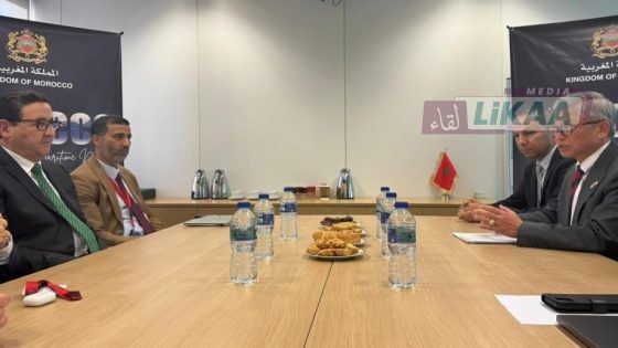 قيوح يجري مباحثات مع رئيس الجامعة البحرية العالمية