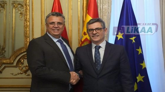 وزير العدل السيد عبد اللطيف وهبي يجري مباحثات مع نظيره الاسباني