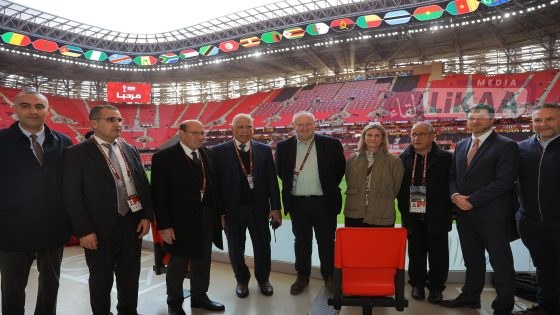 وفد من فريق الأمن الرياضي بالمملكة المتحدة يزور المركب الرياضي مولاي عبد الله بمدينة الرباط