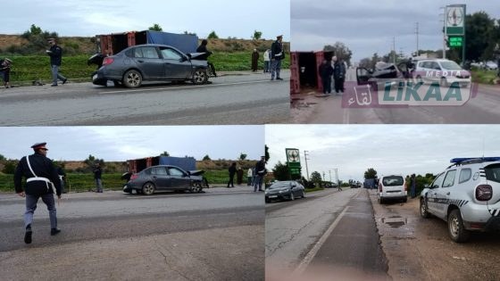 حادث سير مروع بالطريق الوطنية رقم 1 بالبئر الجديد يودي بحياة دركي ويصيب آخر بجروح خطيرة