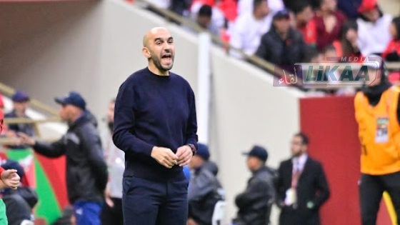 مستقبل الركراكي تحت التقييم بعد إخفاق “الكان”