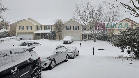 عاصفة ثلجية قوية تربك حركة المواصلات في جنوب الولايات المتحدة