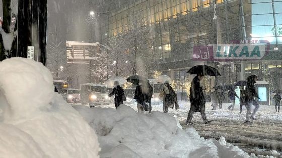 اليابان: 18 قتيلاً و267 جريحاً جراء تساقط ثلوج قياسي في الشمال
