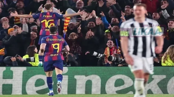 برشلونة يقسو على نيوكاسل بسبعة أهداف ويتأهل إلى ربع نهائي دوري أبطال أوروبا