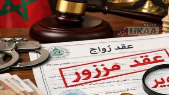 الجديدة: حبــس 10 أشهر لمتهم بتزوير عقد زواج لاستعماله في قضية حضانة