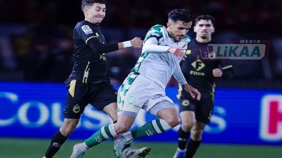 الرجاء الرياضي يهزم أولمبيك آسفي ويواصل صدارة البطولة الاحترافية