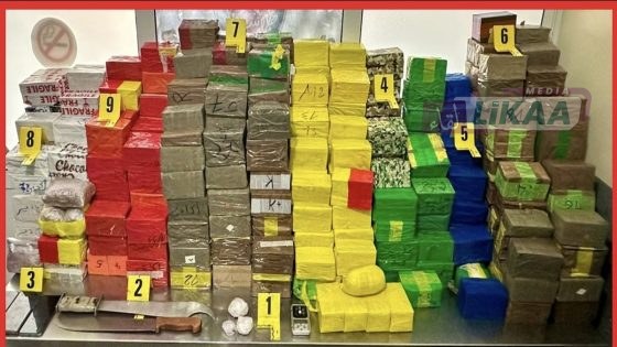 أكادير.. توقيف 4 أشخاص وحجز أزيد من 300 كلغ من “الشيرا” وكميات من الكوكايين