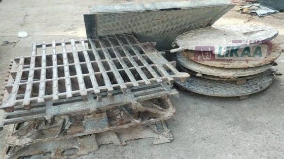 سرقة 177 غطاء بالوعة تقود لتوقيف متورطين بالرباط