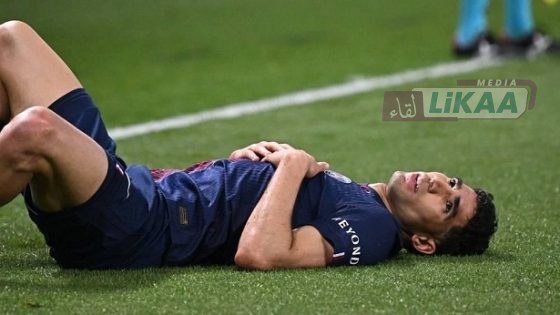 ضربة موجعة لـباريس سان جيرمان.. إصابة أشرف حكيمي تُبعده لأسابيع