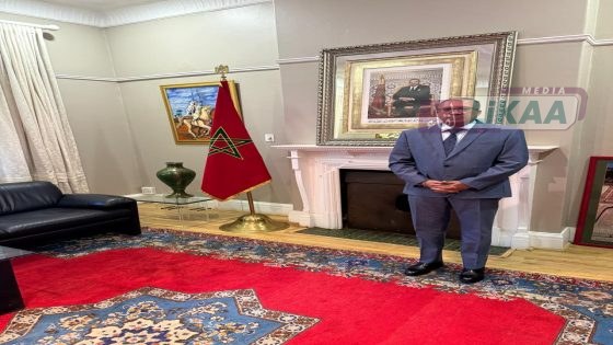 دعم ومتابعة من محمد السعداوي، القائم بالأعمال بسفارة المغرب بجنوب إفريقيا لمشجع الجيش الملكي المصاب