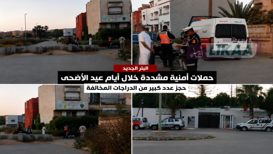حملات أمنية مشددة بالبئر الجديد خلال أيام عيد الأضحى.. حجز عدد كبير من الدراجات المخالفة