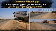 دوار الجوالة يستغيث.. السرعة المفرطة على الطريق الوطنية رقم 8 تحصد الأرواح وتزرع الخوف بين السكان