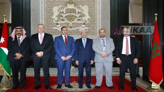 الطالبي العلمي يبحث مع وفد برلماني أردني سبل تعزيز التعاون الثنائي