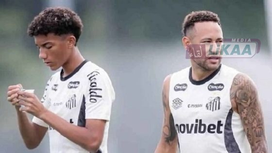 فتح تحقيق في مشادة بين نيمار ونجل روبينيو داخل تدريبات نادي سانتوس