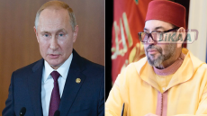 جلالة الملك محمد السادس يهنئ الرئيس فلاديمير بوتين بمناسبة العيد الوطني لروسيا