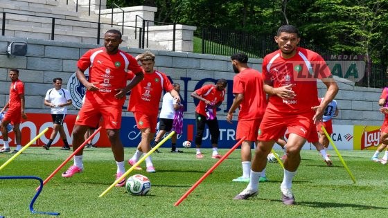 بالصور: تداريب المنتخب الوطني استعدادا لمواجهة البرازيل في كأس