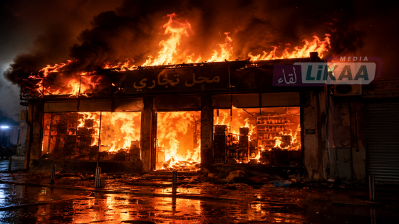 فاجعة بسطات.. حريق محل للأفرشة ينهي حياة طفل ويخلف صدمة كبيرة