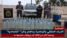 الدرك الملكي بالزمامرة يداهم وكرًا لـ”الماحيا” ويحجز أكثر من 1300 لتر ويوقف مشتبهًا به