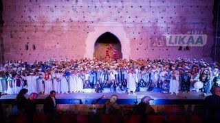 انطلاق الدورة الـ55 للمهرجان الوطني للفنون الشعبية بمراكش في أجواء احتفالية مبهرة