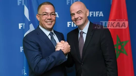 لقجع يثمن قرار إنفانتينو سحب مشروع “FIFA Forward Enterprise”