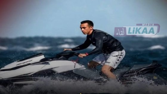 صورة للأمير مولاي الحسن يمارس رياضة الجيتسكي