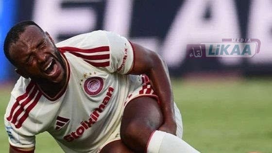 أولمبياكوس يوجه رسالة دعم مؤثرة إلى أيوب الكعبي بعد إصابته