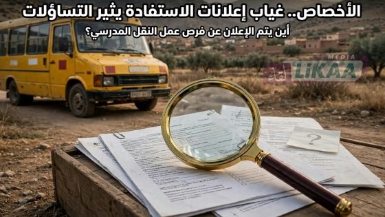 الأخصاص.. غياب إعلانات الاستفادة يثير تساؤلات حول معايير اختيار سائقي ومرافقي النقل المدرسي