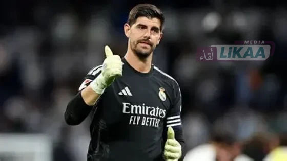 الإنفلونزا تُبعد كورتوا عن كلاسيكو برشلونة وريال مدريد