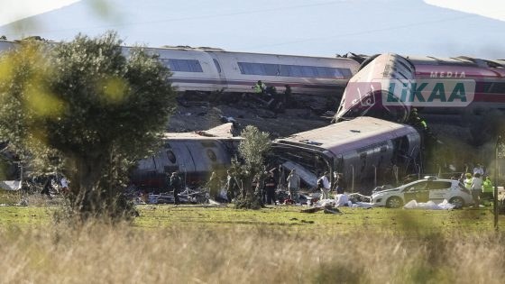 ماكرون يعرب عن تضامن فرنسا مع إسبانيا عقب حادث اصطدام قطارين خلّف قتلى ومصابين