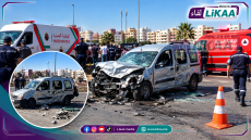 حي مفتاح الخير يهتز على وقع حادثة سير خطيرة بين سيارتين