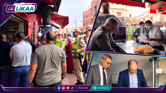 باشا مدينة الدشيرة الجهادية يقود حملة ميدانية واسعة لمراقبة المحلات التجارية والسناكات ومحلات الجزارة