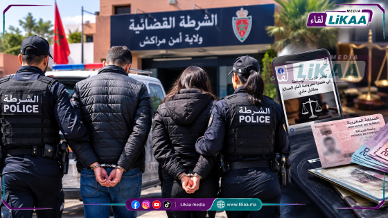 مراكش.. توقيف شخص وسيدة للاشتباه في النصب والاحتيال باسم الوساطة في قضايا معروضة على القضاء