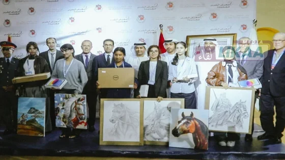 مواهب مغربية ترسم سحر الخيول في معرض الجديدة.. 34 تلميذاً يتنافسون بالإبداع والألوان